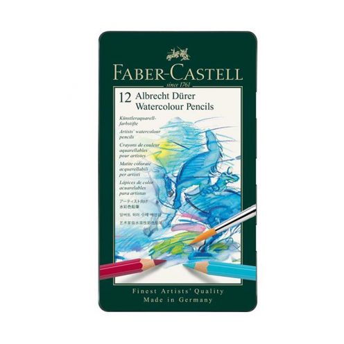 مداد آبرنگی 12 رنگ آلبرشت دورر فابرکاستل FABERCASTELL