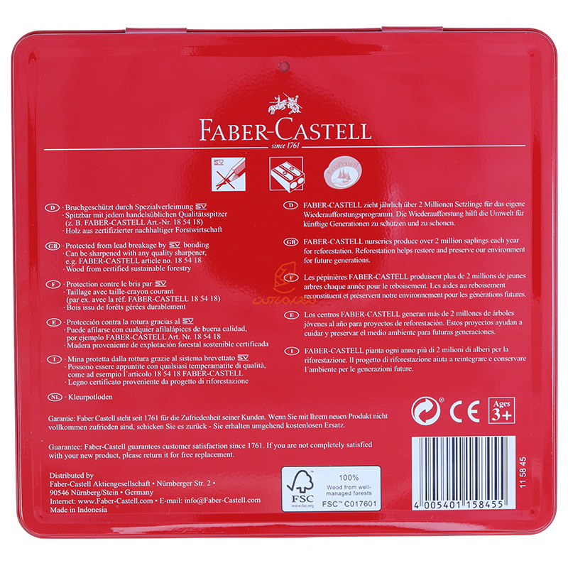 مداد رنگی 24 رنگ کلاسیک فابرکاستل (2)