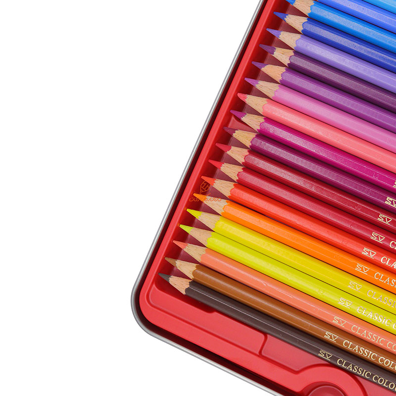 مداد رنگی 60 رنگ کلاسیک جعبه فلزی فابرکاستل FABERCASTELL (12)