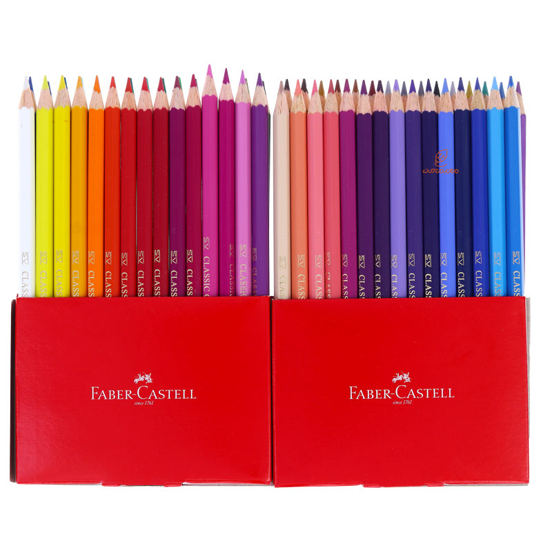 مداد رنگی 60 رنگ طرح گل جعبه مقوایی فابر کاستل FABERCASTELL (2)