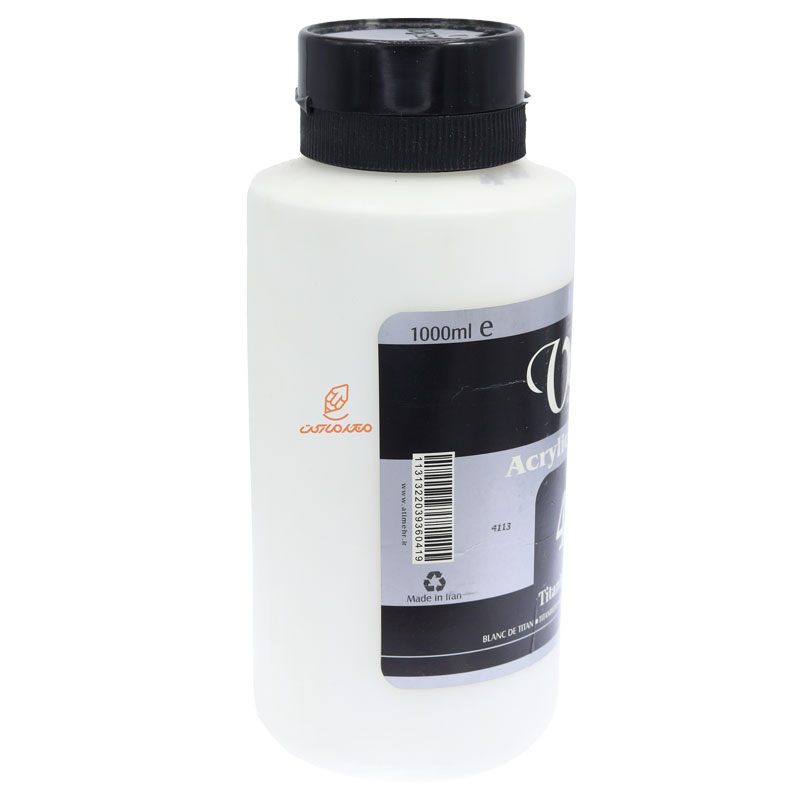 رنگ اکریلیک سفید 1000میل وستا (2)