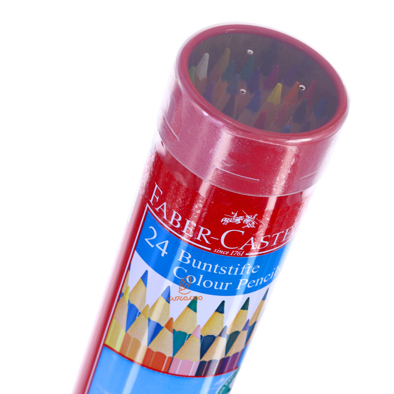 مداد رنگی 24 رنگ کلاسیک استوانه ای فابرکاستل FABERCASTELL (3)