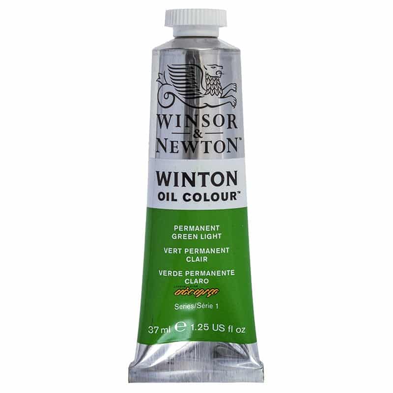 رنگ روغن تک رنگ 37 میل وینزور (Winsor&Winton)PERMANENT GREEN LIGHT