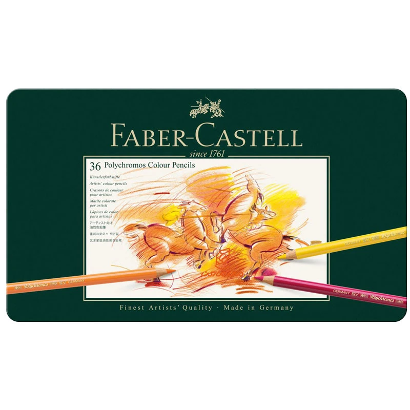 مداد رنگی 36 رنگ پلی کروموس فابرکاستل FABERCASTELL (2)