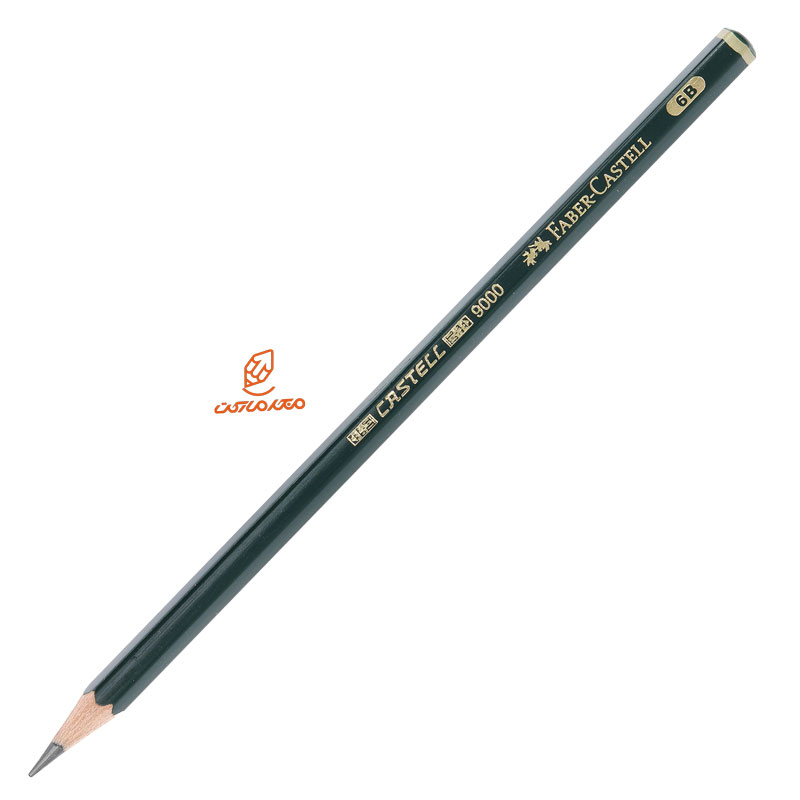 مداد طراحی کاستل بدنه سبز 9000 فابر کاستل FABERCASTELL 6b