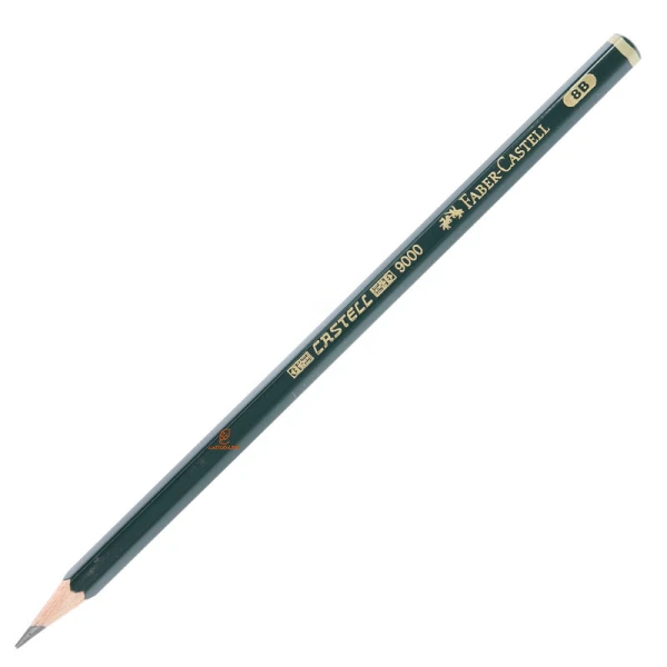 مداد طراحی کاستل بدنه سبز 9000 فابر کاستل FABERCASTELL 8b