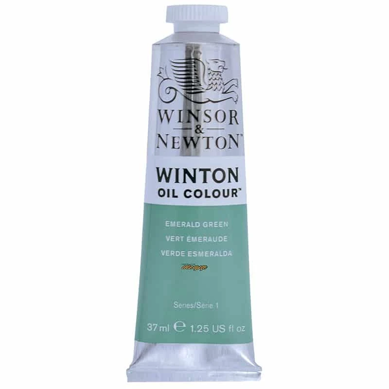 رنگ روغن تک رنگ 37 میل وینزور (Winsor&Winton)EMERALD GREEN