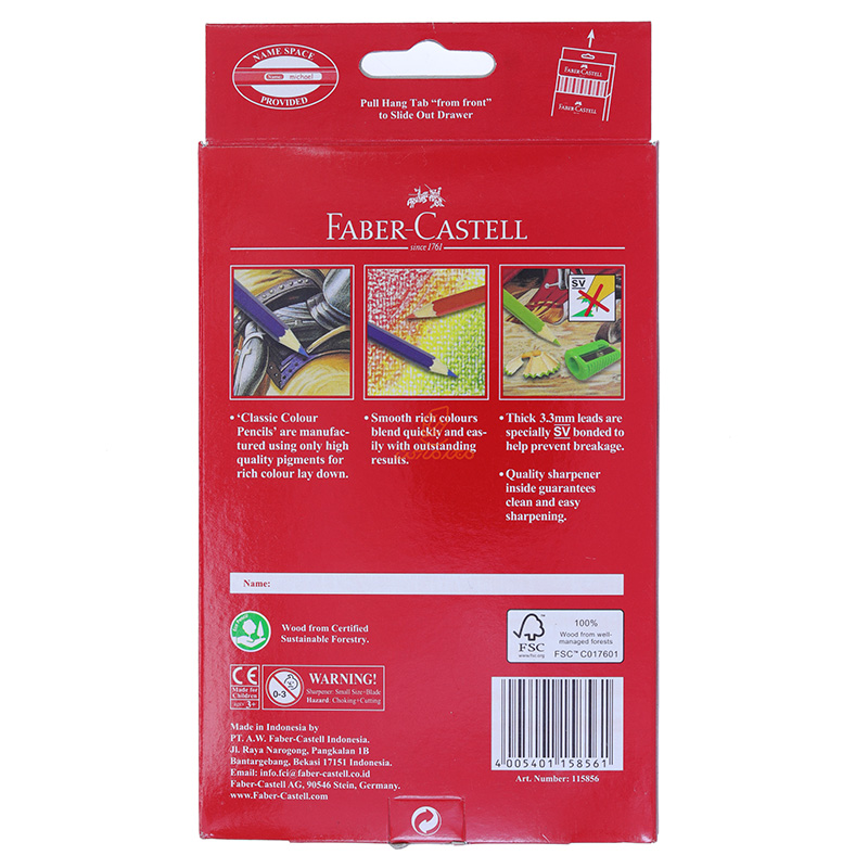 مداد رنگی 36 رنگ کلاسیک فابر کاستل (3)