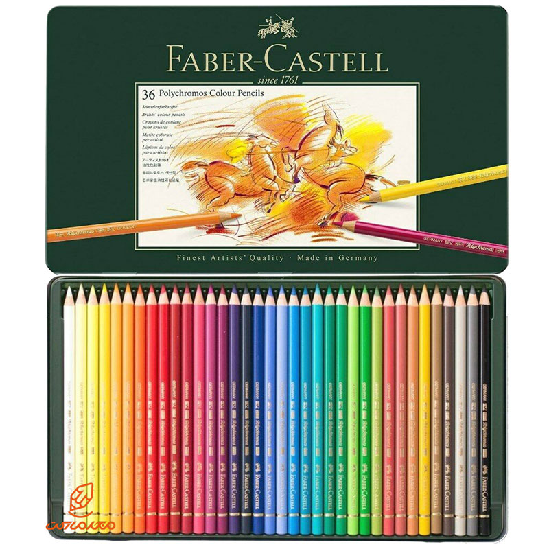 مداد رنگی 36 رنگ پلی کروموس فابرکاستل FABERCASTELL (1)