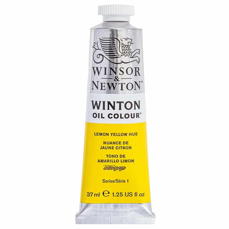 رنگ روغن تک رنگ 37 میل وینزور (Winsor&Winton)LEMON YELLOW HUE