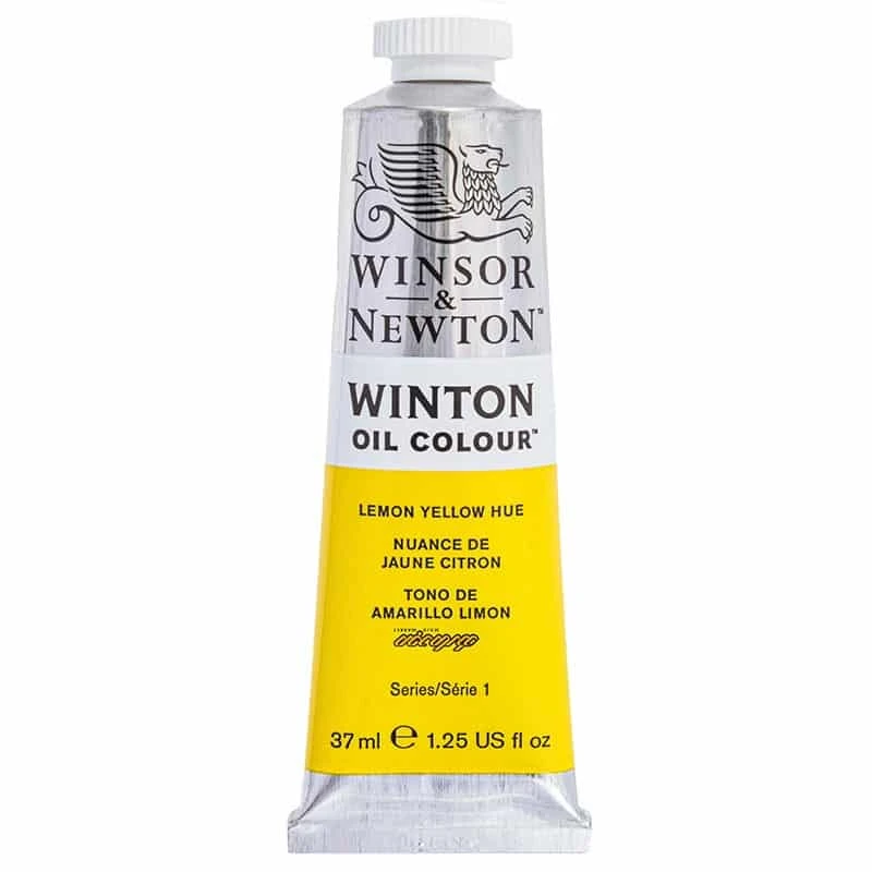 رنگ روغن تک رنگ 37 میل وینزور (Winsor&Winton)LEMON YELLOW HUE