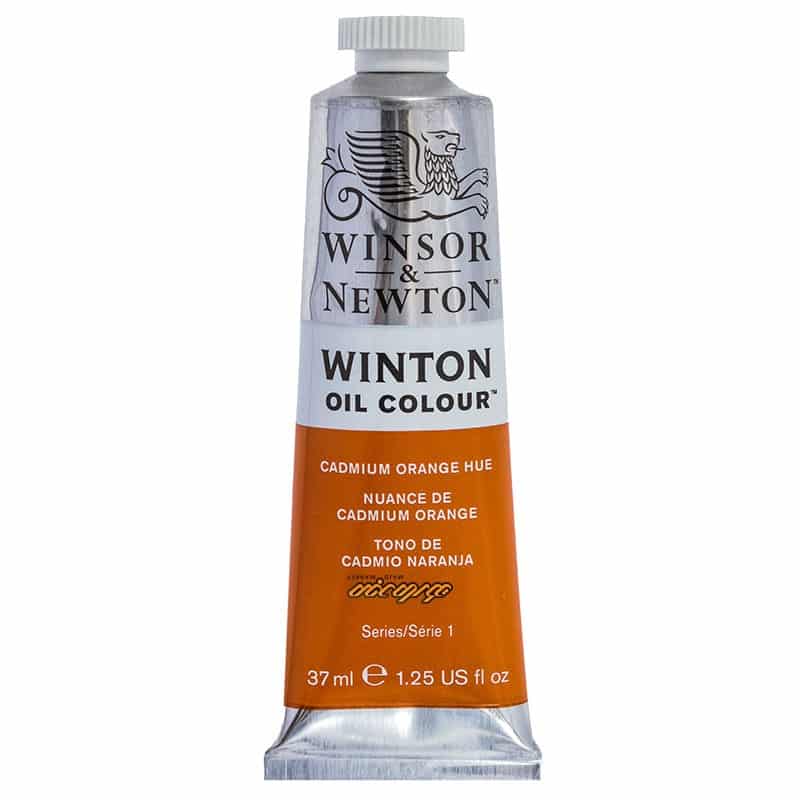 رنگ روغن تک رنگ 37 میل وینزور (Winsor&Winton)CADMIUM ORANGE HUE