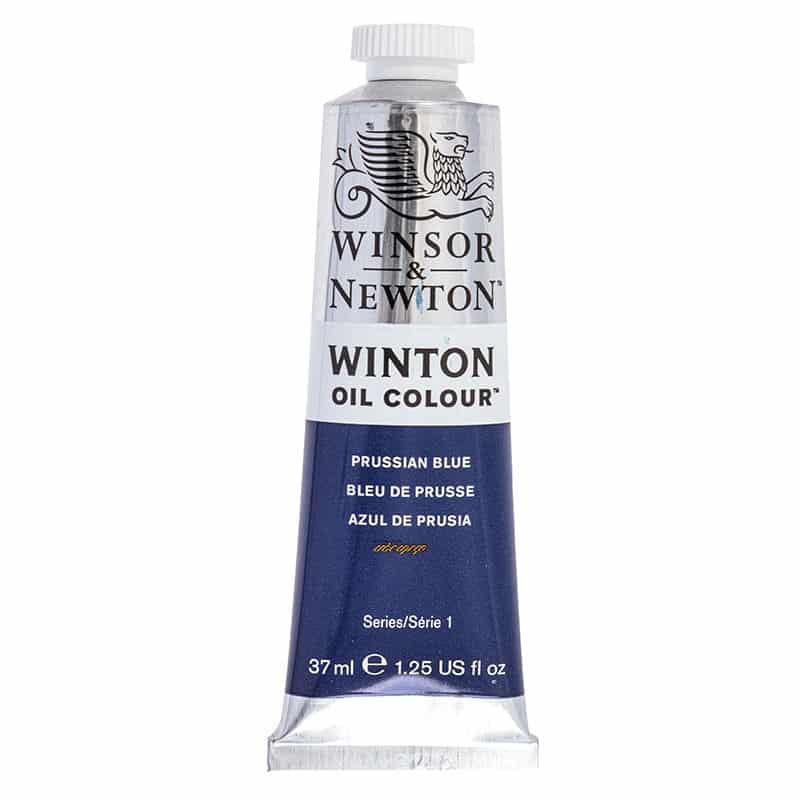 رنگ روغن تک رنگ 37 میل وینزور (Winsor&Winton)PRUSSIAN BLUE