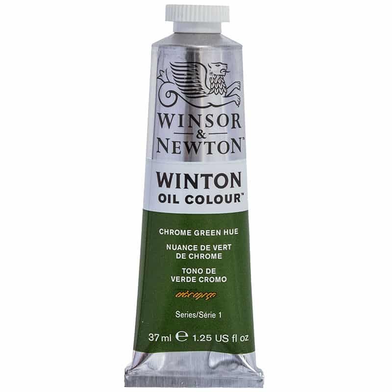 رنگ روغن تک رنگ 37 میل وینزور (Winsor&Winton)CHROME GREEN HUE