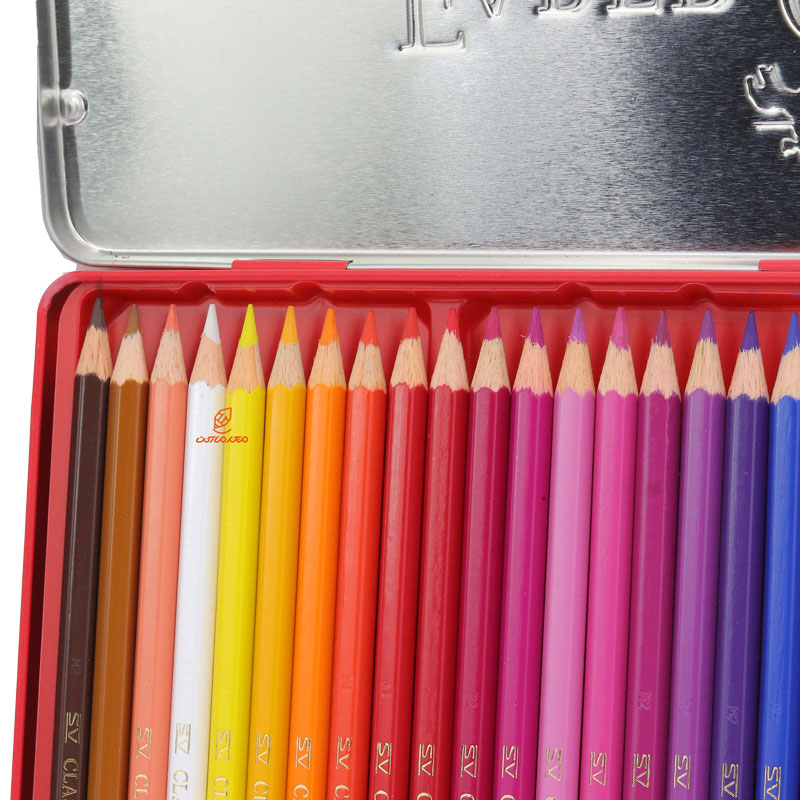 مداد رنگی 36 رنگ جعبه فلزی فابرکاستل FABERCASTELL (9)