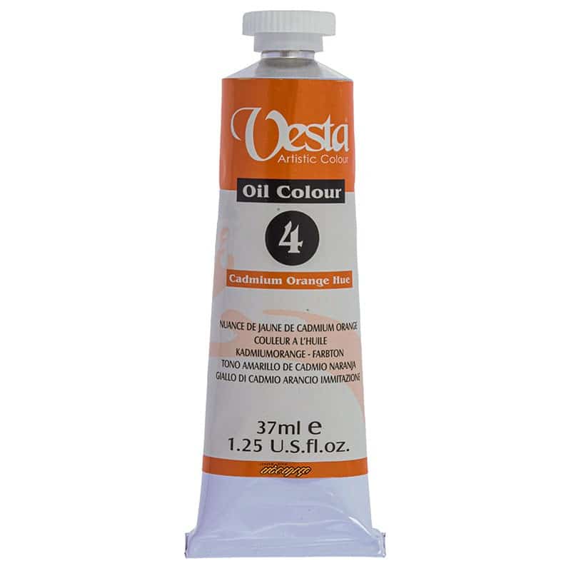 رنگ روغن 37 میل وستا نارنجی 04