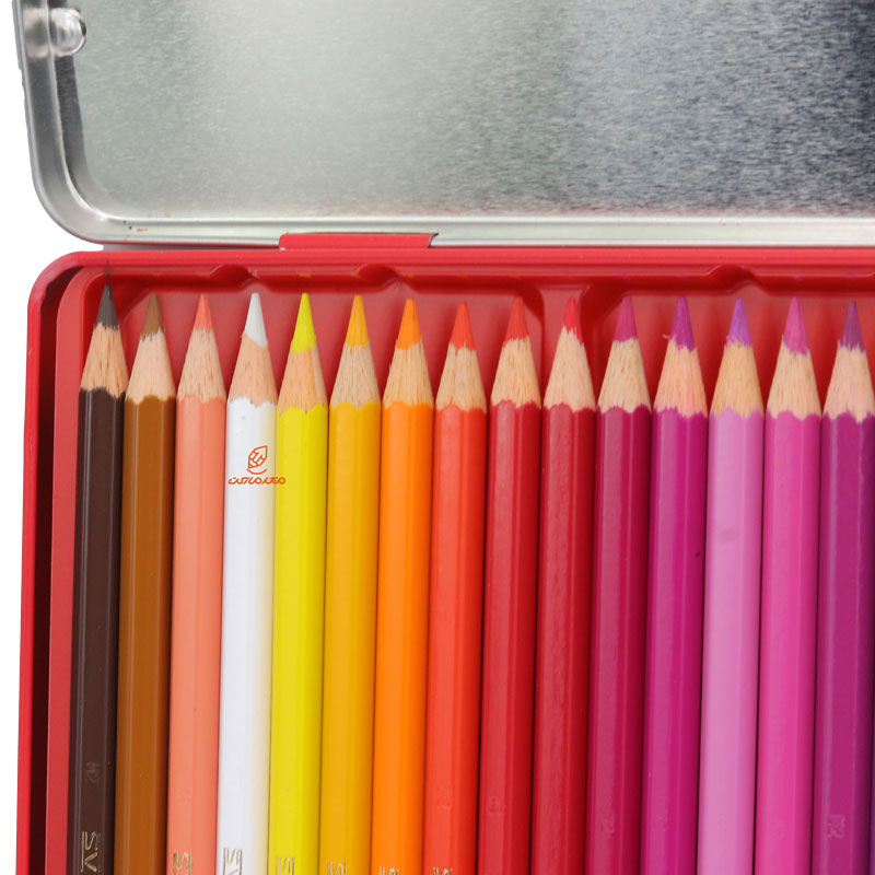 مداد رنگی 36 رنگ جعبه فلزی فابرکاستل FABERCASTELL (8)