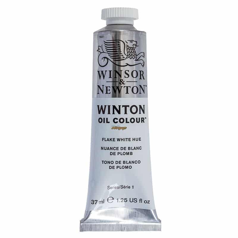 رنگ روغن تک رنگ 37 میل وینزور (Winsor&Winton)FLAKE WHITE HUE