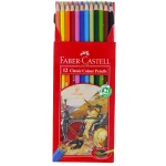 مداد رنگی 12 رنگ کلاسیک جعبه مقوایی فابرکاستل FABERCASTELL (4)