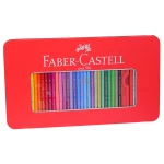 مداد رنگی 60 رنگ کلاسیک جعبه فلزی فابرکاستل FABERCASTELL (4)