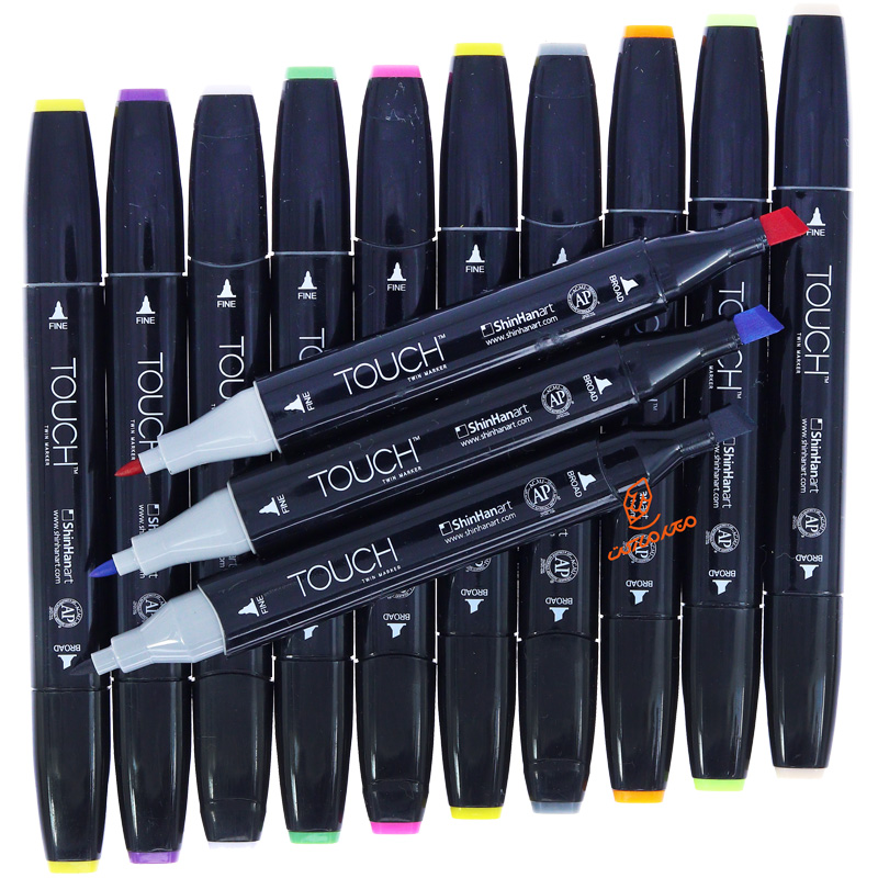 ماژیک تاچ 2 سر راندو کلاسیک بدنه مشکی