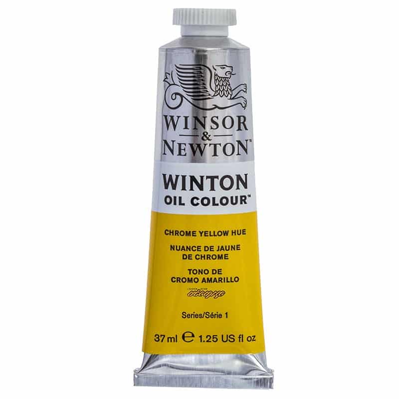 رنگ روغن تک رنگ 37 میل وینزور (Winsor&Winton)CHROME YELLOW HUE