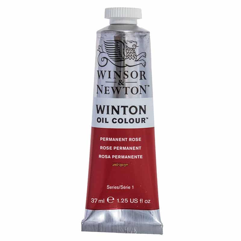 رنگ روغن تک رنگ 37 میل وینزور (Winsor&Winton)PERMANENT ROSE