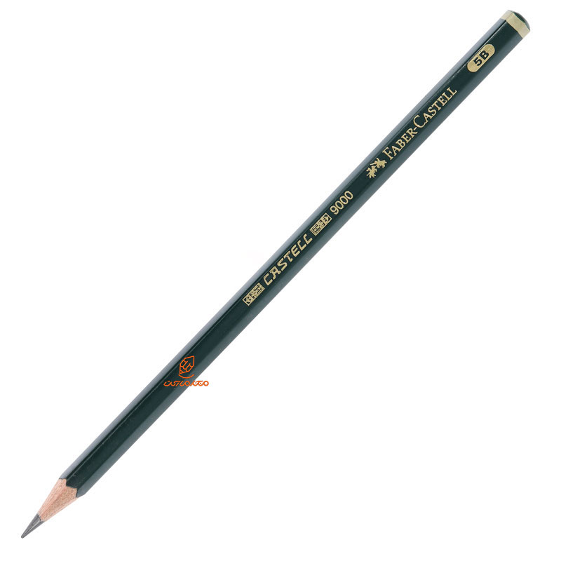 مداد طراحی کاستل بدنه سبز 9000 فابر کاستل FABERCASTELL 5b