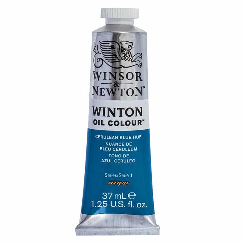 رنگ روغن تک رنگ 37 میل وینزور (Winsor&Winton)CERULEAN BLUE HUE