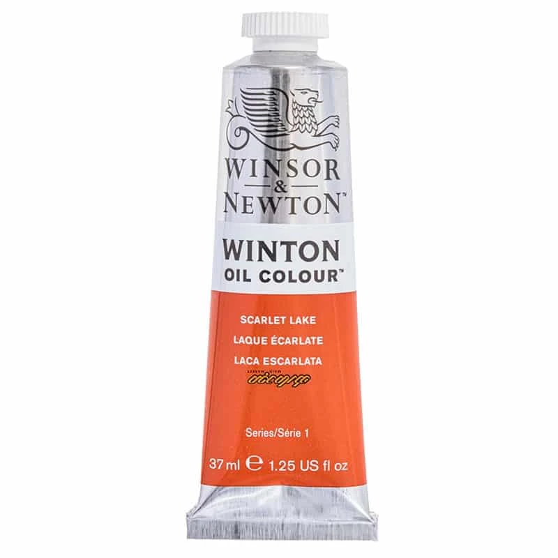 رنگ روغن تک رنگ 37 میل وینزور (Winsor&Winton)SCARLET LAKE