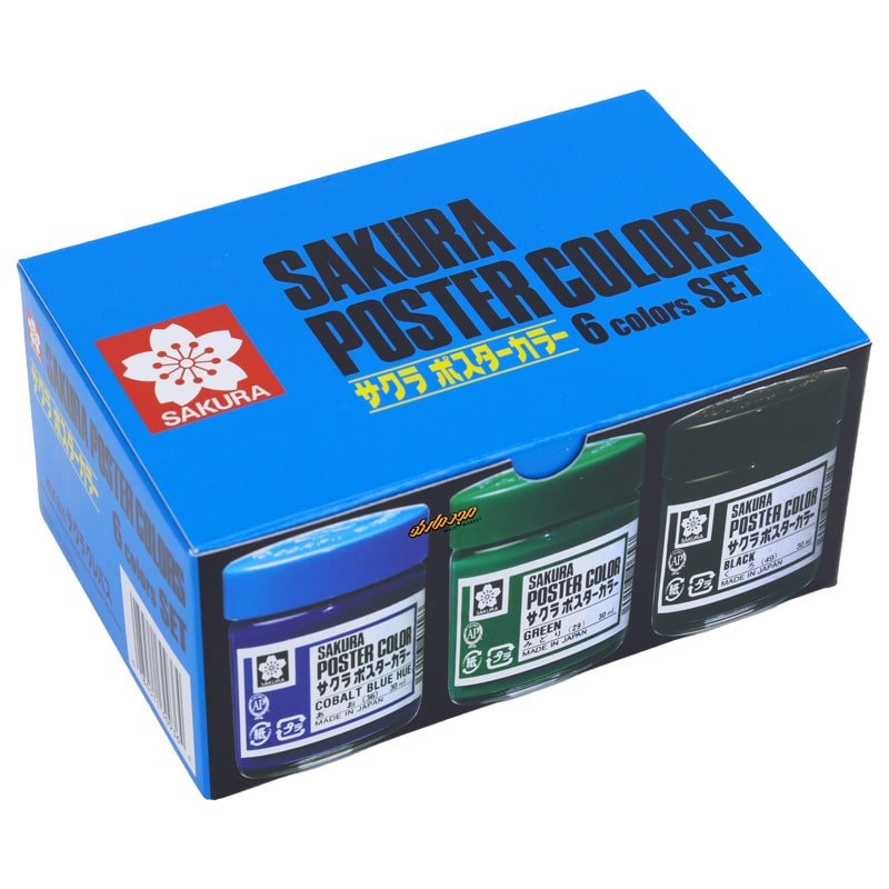 گواش 6 رنگ ساکورا (2)