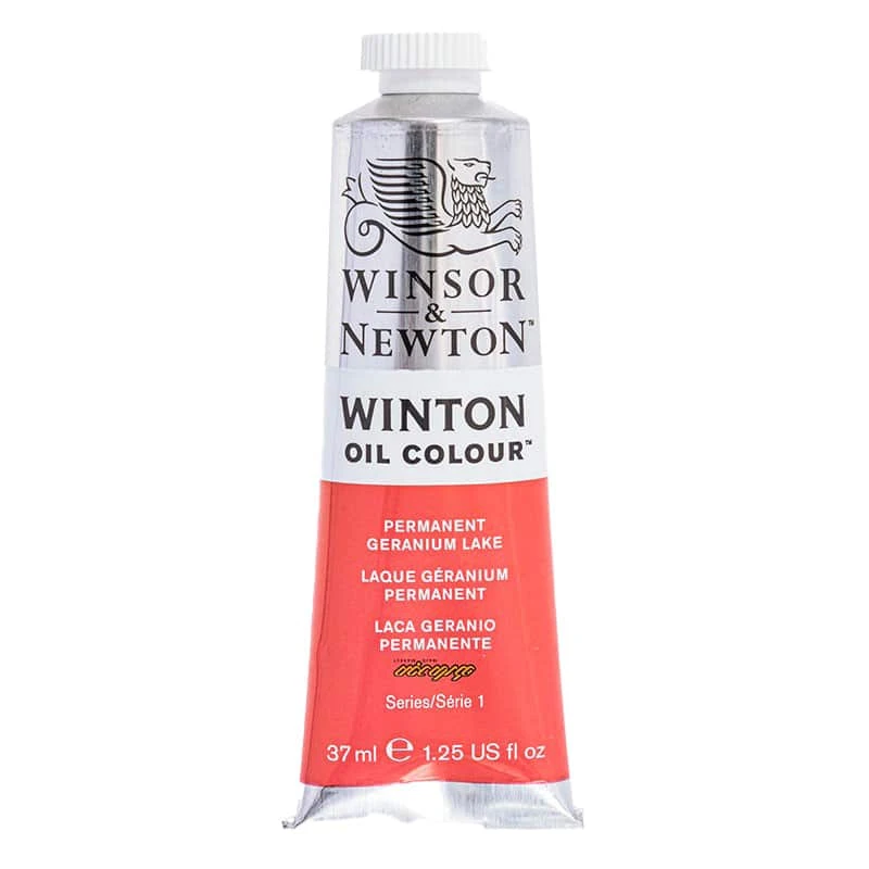 رنگ روغن تک رنگ 37 میل وینزور (Winsor&Winton)PERMANENT GERANIUME LAKE