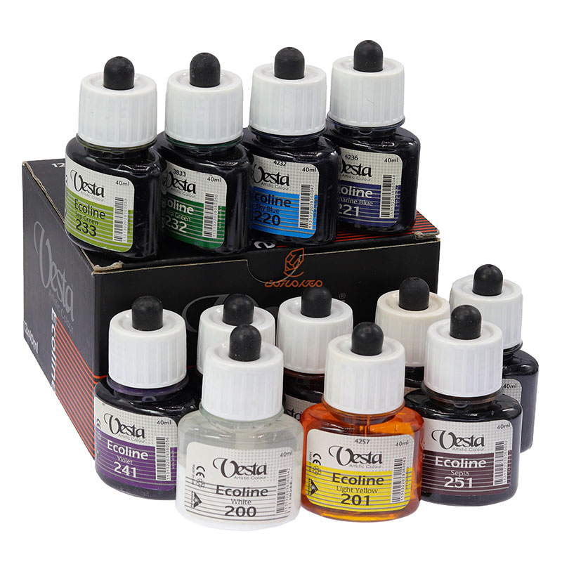 اکولین 12 رنگ وستا