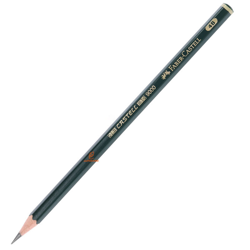مداد طراحی کاستل بدنه سبز 9000 فابر کاستل FABERCASTELL b4