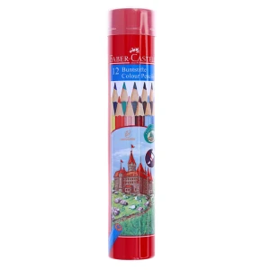 مداد رنگی 12 رنگ استوانه ای کلاسیک فابرکاستل FABERCASTELL