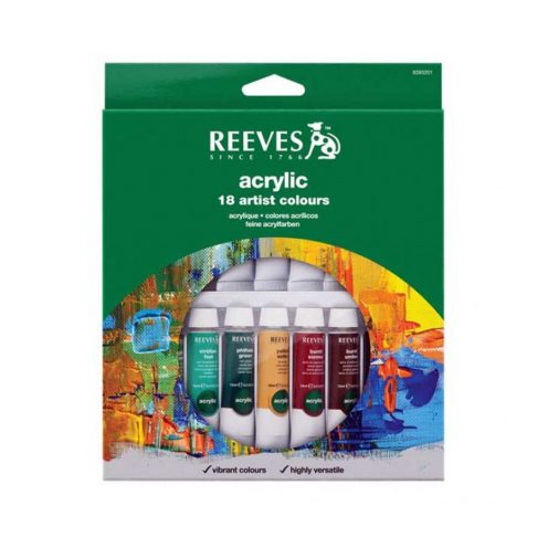 رنگ اکریلیک 18 رنگ ریوز