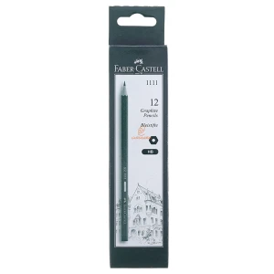 مداد مشکی 12 عددی جعبه سبز 1111 فابر کاستل FABERCASTELL
