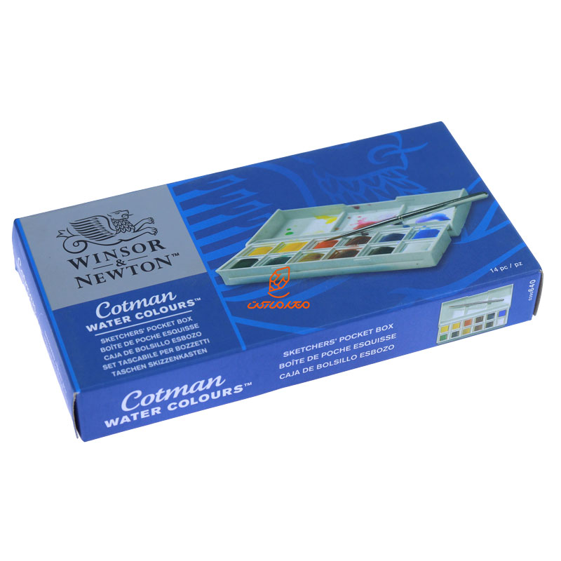 آبرنگ 12 رنگ کاتمن وینزور (3)