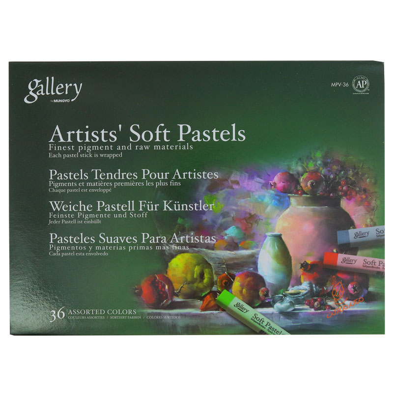 گچ پاستل آرتیست 36 رنگ مانگیو گالری