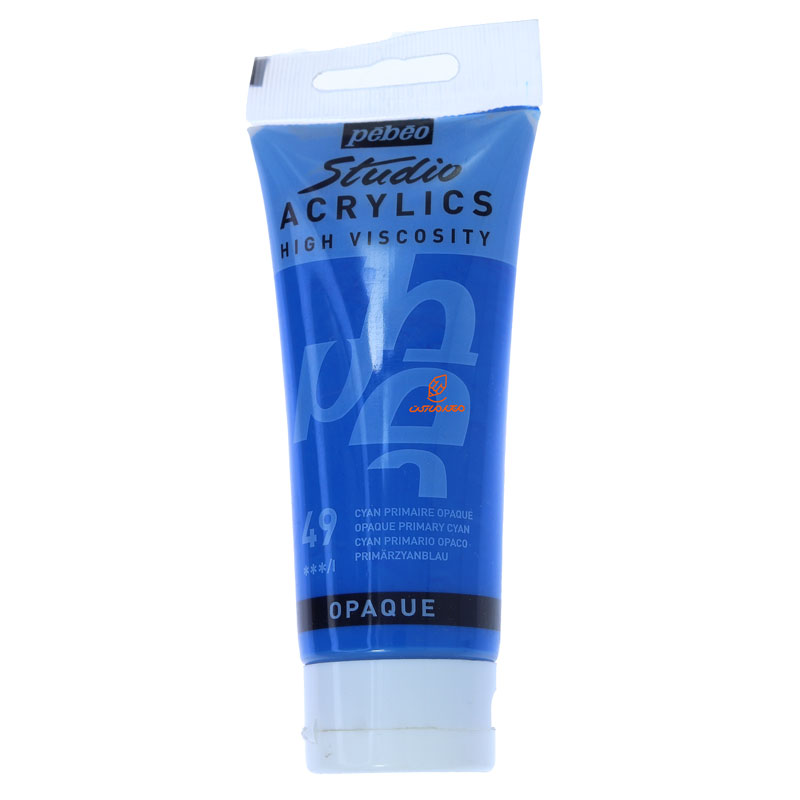 رنگ اکریلیک تک رنگ پ ب او 100میل 49