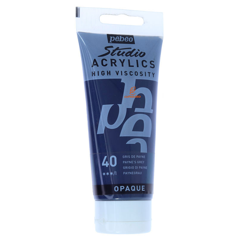 رنگ اکریلیک تک رنگ پ ب او 100میل 40