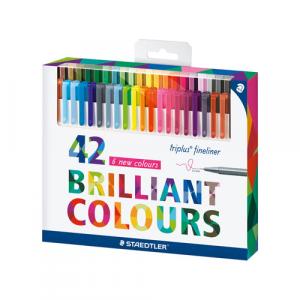 روان نویس نوک نمدی 42 رنگ استدلر