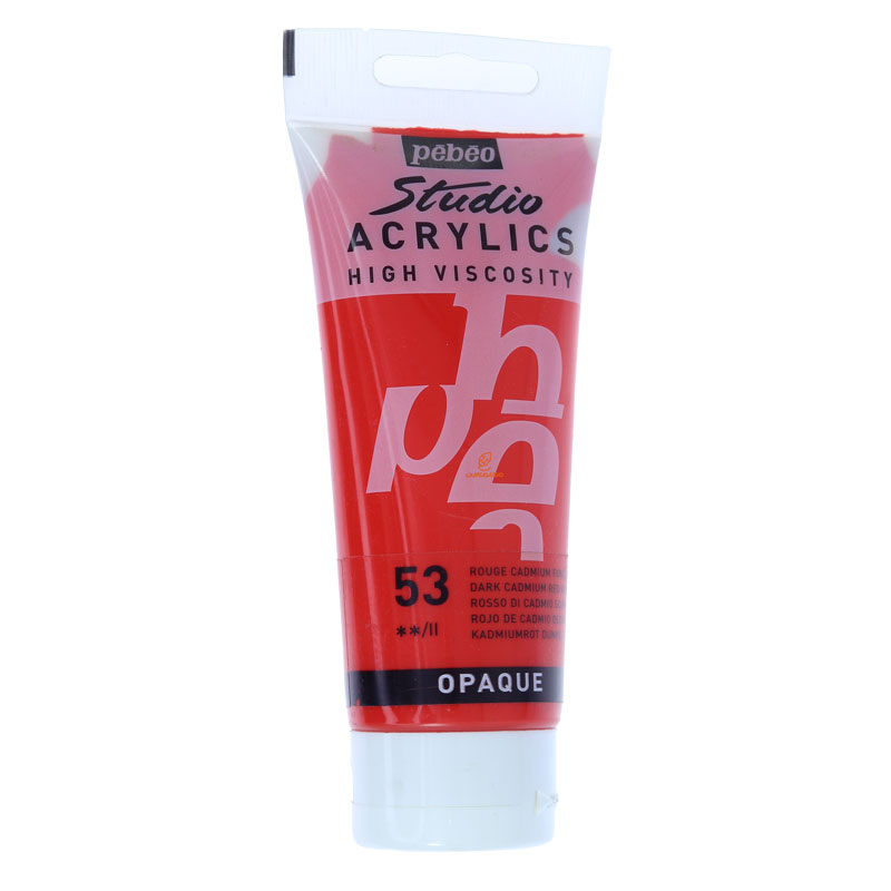 رنگ اکریلیک تک رنگ پ ب او 100میل 53