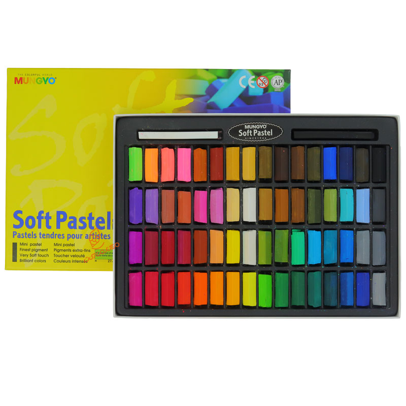 گچ پاستل 64 رنگ نیمه مانگیو
