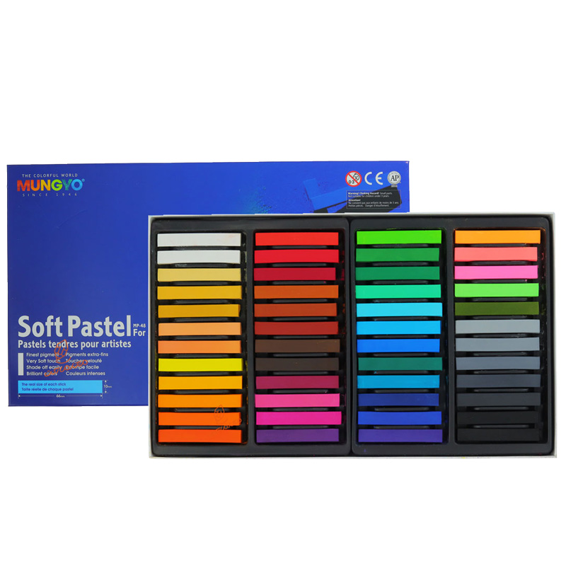 گچ پاستل سافت 48 رنگ مانگیو