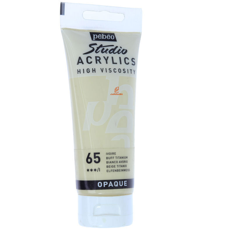 رنگ اکریلیک تک رنگ پ ب او 100میل 65