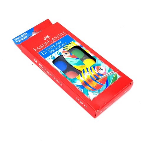 آبرنگ 12 رنگ فابرکاستل FABERCASTELL