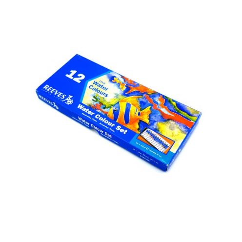 آبرنگ 12 رنگ تیوپی ریوز