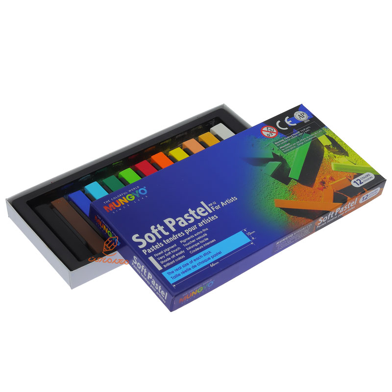 گچ پاستل سافت 12 رنگ مانگیو (5)