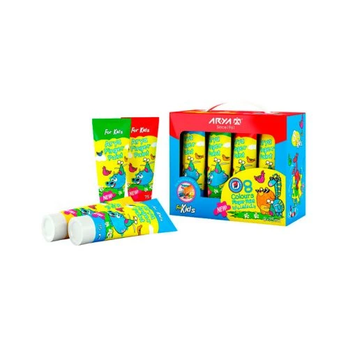 رنگ-انگشتی-8-رنگ-تیوپی-8-colour-finger-paint-tube